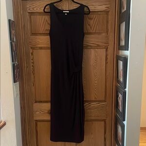 GAP Elegant Navy Sleeveless Midi Dress